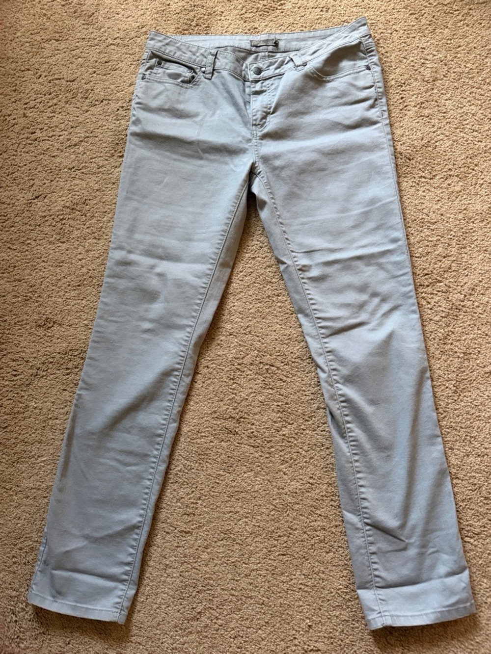Prana Women’s Light Gray Skinny Jeans